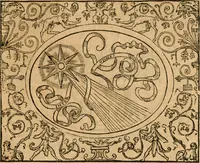 An illustration from Dialogo dell'imprese militari et amorose di monsignor Giovio, vescouo di Nocera : con vn ragionamento di messer Lodouico Domenichi nel medesimo soggetto ; con la tavola (1559)