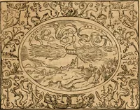 An illustration from Dialogo dell'imprese militari et amorose di monsignor Giovio, vescouo di Nocera : con vn ragionamento di messer Lodouico Domenichi nel medesimo soggetto ; con la tavola (1559)