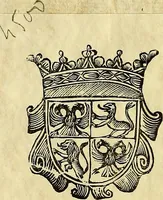 Picture 1 of 77 from Imprese nobili et ingeniose di diversi prencipi, et d'altri personaggi illustri nell'arme et nelle lettere : le quali, col disegno loro estrinseco, dimostrano l'animo, et la buona ò mala fortuna de gli autori loro (1583), leaf 1