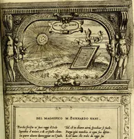 An illustration from Imprese nobili et ingeniose di diversi prencipi, et d'altri personaggi illustri nell'arme et nelle lettere : le quali, col disegno loro estrinseco, dimostrano l'animo, et la buona ò mala fortuna de gli autori loro (1583)