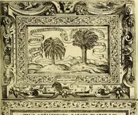 An illustration from Imprese nobili et ingeniose di diversi prencipi, et d'altri personaggi illustri nell'arme et nelle lettere : le quali, col disegno loro estrinseco, dimostrano l'animo, et la buona ò mala fortuna de gli autori loro (1583)