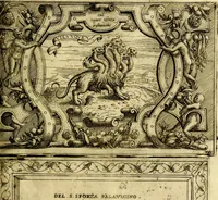 Picture 67 of 77 from Imprese nobili et ingeniose di diversi prencipi, et d'altri personaggi illustri nell'arme et nelle lettere : le quali, col disegno loro estrinseco, dimostrano l'animo, et la buona ò mala fortuna de gli autori loro (1583), leaf 124