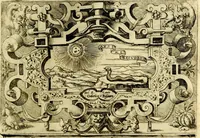 An illustration from Imprese nobili et ingeniose di diversi prencipi, et d'altri personaggi illustri nell'arme et nelle lettere : le quali, col disegno loro estrinseco, dimostrano l'animo, et la buona ò mala fortuna de gli autori loro (1583)
