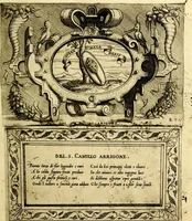 Picture 10 of 77 from Imprese nobili et ingeniose di diversi prencipi, et d'altri personaggi illustri nell'arme et nelle lettere : le quali, col disegno loro estrinseco, dimostrano l'animo, et la buona ò mala fortuna de gli autori loro (1583), leaf 18