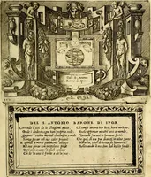 An illustration from Imprese nobili et ingeniose di diversi prencipi, et d'altri personaggi illustri nell'arme et nelle lettere : le quali, col disegno loro estrinseco, dimostrano l'animo, et la buona ò mala fortuna de gli autori loro (1583)