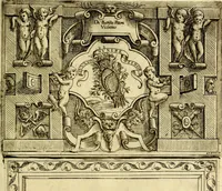 An illustration from Imprese nobili et ingeniose di diversi prencipi, et d'altri personaggi illustri nell'arme et nelle lettere : le quali, col disegno loro estrinseco, dimostrano l'animo, et la buona ò mala fortuna de gli autori loro (1583)