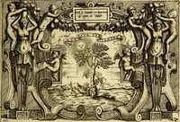 An illustration from Imprese nobili et ingeniose di diversi prencipi, et d'altri personaggi illustri nell'arme et nelle lettere : le quali, col disegno loro estrinseco, dimostrano l'animo, et la buona ò mala fortuna de gli autori loro (1583)