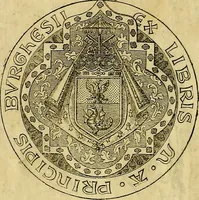 An illustration from Imprese nobili, et ingeniose di diversi prencipi et d'altri personnagi illustri : nell'arme et nelle lettere : le quali, col disegno loro estrinseco, dimostrano l'animo, et la buona o mala fortuna de gli autori loro (1578)