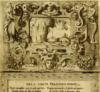 An illustration from Imprese nobili, et ingeniose di diversi prencipi et d'altri personnagi illustri : nell'arme et nelle lettere : le quali, col disegno loro estrinseco, dimostrano l'animo, et la buona o mala fortuna de gli autori loro (1578)