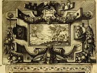 An illustration from Imprese nobili, et ingeniose di diversi prencipi et d'altri personnagi illustri : nell'arme et nelle lettere : le quali, col disegno loro estrinseco, dimostrano l'animo, et la buona o mala fortuna de gli autori loro (1578)