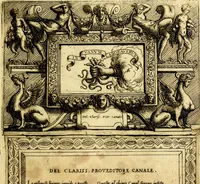 An illustration from Imprese nobili, et ingeniose di diversi prencipi et d'altri personnagi illustri : nell'arme et nelle lettere : le quali, col disegno loro estrinseco, dimostrano l'animo, et la buona o mala fortuna de gli autori loro (1578)