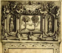 An illustration from Imprese nobili, et ingeniose di diversi prencipi et d'altri personnagi illustri : nell'arme et nelle lettere : le quali, col disegno loro estrinseco, dimostrano l'animo, et la buona o mala fortuna de gli autori loro (1578)