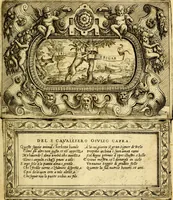 An illustration from Imprese nobili, et ingeniose di diversi prencipi et d'altri personnagi illustri : nell'arme et nelle lettere : le quali, col disegno loro estrinseco, dimostrano l'animo, et la buona o mala fortuna de gli autori loro (1578)