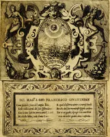 Picture 46 of 50 from Imprese nobili, et ingeniose di diversi prencipi et d'altri personnagi illustri : nell'arme et nelle lettere : le quali, col disegno loro estrinseco, dimostrano l'animo, et la buona o mala fortuna de gli autori loro (1578), leaf 84