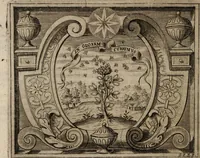 An illustration from Imprese sacre con triplicati discorsi, illustrate & arricchite. Con le aggiuntione [sic] ultimamente fattevi dall'istesso autore et in questa terza impressione, con sei copiosissime tavole molto più che prima adornate (1629)