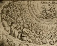 An illustration from Imprese sacre con triplicati discorsi, illustrate & arricchite. Con le aggiuntione [sic] ultimamente fattevi dall'istesso autore et in questa terza impressione, con sei copiosissime tavole molto più che prima adornate (1629)