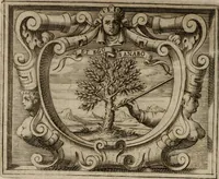 An illustration from Imprese sacre con triplicati discorsi, illustrate & arricchite. Con le aggiuntione [sic] ultimamente fattevi dall'istesso autore et in questa terza impressione, con sei copiosissime tavole molto più che prima adornate (1629)