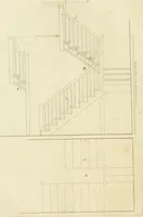 An illustration from An improved and enlarged edition of Biddle's young carpenter's assistant : being a complete system of architecture for carpenters, joiners, and workmen in general, adapted to the style of building in the United States ; revised and corrected, with several additional articles, and forty-eight new designs, chiefly of full size, working drawings of modern finish, in detail ; particularly adapted for country use (1833)