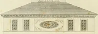An illustration from An improved and enlarged edition of Biddle's young carpenter's assistant : being a complete system of architecture for carpenters, joiners, and workmen in general, adapted to the style of building in the United States ; revised and corrected, with several additional articles, and forty-eight new designs, chiefly of full size, working drawings of modern finish, in detail ; particularly adapted for country use (1833)