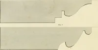 An illustration from An improved and enlarged edition of Biddle's young carpenter's assistant : being a complete system of architecture for carpenters, joiners, and workmen in general, adapted to the style of building in the United States ; revised and corrected, with several additional articles, and forty-eight new designs, chiefly of full size, working drawings of modern finish, in detail ; particularly adapted for country use (1833)