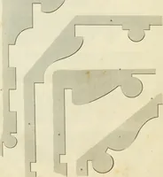 An illustration from An improved and enlarged edition of Biddle's young carpenter's assistant : being a complete system of architecture for carpenters, joiners, and workmen in general, adapted to the style of building in the United States ; revised and corrected, with several additional articles, and forty-eight new designs, chiefly of full size, working drawings of modern finish, in detail ; particularly adapted for country use (1833)