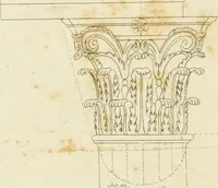 An illustration from An improved and enlarged edition of Biddle's young carpenter's assistant : being a complete system of architecture for carpenters, joiners, and workmen in general, adapted to the style of building in the United States ; revised and corrected, with several additional articles, and forty-eight new designs, chiefly of full size, working drawings of modern finish, in detail ; particularly adapted for country use (1833)