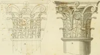 An illustration from An improved and enlarged edition of Biddle's young carpenter's assistant : being a complete system of architecture for carpenters, joiners, and workmen in general, adapted to the style of building in the United States ; revised and corrected, with several additional articles, and forty-eight new designs, chiefly of full size, working drawings of modern finish, in detail ; particularly adapted for country use (1833)
