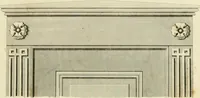 An illustration from An improved and enlarged edition of Biddle's young carpenter's assistant : being a complete system of architecture for carpenters, joiners, and workmen in general, adapted to the style of building in the United States ; revised and corrected, with several additional articles, and forty-eight new designs, chiefly of full size, working drawings of modern finish, in detail ; particularly adapted for country use (1833)