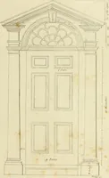 An illustration from An improved and enlarged edition of Biddle's young carpenter's assistant : being a complete system of architecture for carpenters, joiners, and workmen in general, adapted to the style of building in the United States ; revised and corrected, with several additional articles, and forty-eight new designs, chiefly of full size, working drawings of modern finish, in detail ; particularly adapted for country use (1833)