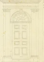 An illustration from An improved and enlarged edition of Biddle's young carpenter's assistant : being a complete system of architecture for carpenters, joiners, and workmen in general, adapted to the style of building in the United States ; revised and corrected, with several additional articles, and forty-eight new designs, chiefly of full size, working drawings of modern finish, in detail ; particularly adapted for country use (1833)