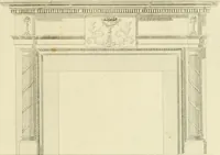 An illustration from An improved and enlarged edition of Biddle's young carpenter's assistant : being a complete system of architecture for carpenters, joiners, and workmen in general, adapted to the style of building in the United States ; revised and corrected, with several additional articles, and forty-eight new designs, chiefly of full size, working drawings of modern finish, in detail ; particularly adapted for country use (1833)