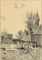 An illustration from Inauguration of new galleries, works from the salon of '84 and other American paintings contributed by the artists (1884)