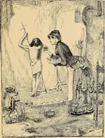 An illustration from Inauguration of new galleries, works from the salon of '84 and other American paintings contributed by the artists (1884)