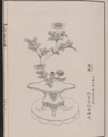An illustration from Inchū-ryū sōka kagami (1868)