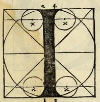 An illustration from Incipit liber primus[-quartus] Elementorum litterarum (1526)