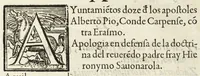 Picture 5 of 8 from Index et catalogvs librorum prohibitorum : mandato Illustriss. ac Reuerẽdiss. D.D. Gasparis a Qviroga, Cardinalis Archiepiscopi Toletani, ac in regnis Hispaniarum generalis inquistitoris, denuò editus : cvm Consilio Svpremi Senatus Sanctae Generalis Inquistionis (1583), leaf 142