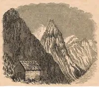 An illustration from Peaks, Passes and Glaciers: A Series of Excursions by Members of the Alpine Club (1859)