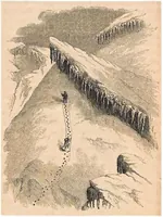 An illustration from Peaks, Passes and Glaciers: A Series of Excursions by Members of the Alpine Club (1859)