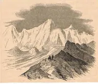 An illustration from Peaks, Passes and Glaciers: A Series of Excursions by Members of the Alpine Club (1859)