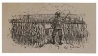 An illustration from Angling Sketches, New ed. (1895)