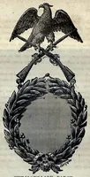 An illustration from Field, Cover and Trap Shooting; embracing hints for skilled Marksmen; instructions for Young Sportsmen; Haunts and Habits of Game Birds; Flight and Resorts of Water Fowl; Breeding and Breaking of Dogs (1878)