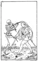 An illustration from Recherches Historiques et Litteraires sur les Danses des Morts et sur l’origine des Cartes a Jouer (1826)