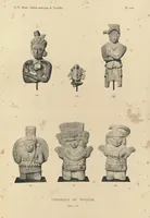 An illustration from Galerie Americaine du Musee d’Ethnographie du Trocadero; Choix de Pieces Archeologiques et Ethnographiques (1897)