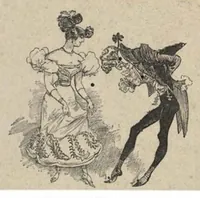 An illustration from Le Voyage de M. Dumollet, Text et Dessins (1883)