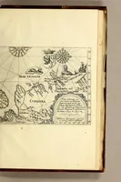 An illustration from Indiae Orientalis pars X. Qua continetur, Historica relatio siue descriptio novi as Aquilonem transitus, supra terras Americanas in Chinam atq[ue] Iaponem ducturi, quemadmodum is ab Henrico Hudsono Anglo nuper inuentis est, addita breui insularum & locorum aliorum, in itinere isto occurrentium, ex Iohannis-Hugonis Lintschottani itineratio desumpta commemoratione. : Item discursus ad sereniss. Hispaniae regem, super detecta nuper quinta orbis parte, terra nempè Australis incognita, à capitaneo quodam Petro-Ferdinando de Quir, &c. conscriptus. Addita descriptione regionum Siberiae, Samoiediae atque Tingoesiae, in Tartaria versus ortum freti Weigatsii sitarum, quae nuper à Moscis detectae &c occupatae sunt. (1613)
