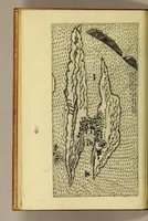 An illustration from Indiae Orientalis pars X. Qua continetur, Historica relatio siue descriptio novi as Aquilonem transitus, supra terras Americanas in Chinam atq[ue] Iaponem ducturi, quemadmodum is ab Henrico Hudsono Anglo nuper inuentis est, addita breui insularum & locorum aliorum, in itinere isto occurrentium, ex Iohannis-Hugonis Lintschottani itineratio desumpta commemoratione. : Item discursus ad sereniss. Hispaniae regem, super detecta nuper quinta orbis parte, terra nempè Australis incognita, à capitaneo quodam Petro-Ferdinando de Quir, &c. conscriptus. Addita descriptione regionum Siberiae, Samoiediae atque Tingoesiae, in Tartaria versus ortum freti Weigatsii sitarum, quae nuper à Moscis detectae &c occupatae sunt. (1613)