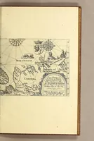 An illustration from Indiae Orientalis pars X. Qua continetur, Historica relatio siue descriptio novi as Aquilonem transitus, supra terras Americanas in Chinam atq[ue] Iaponem ducturi, quemadmodum is ab Henrico Hudsono Anglo nuper inuentis est, addita breui insularum & locorum aliorum, in itinere isto occurrentium, ex Iohannis-Hugonis Lintschottani itineratio desumpta commemoratione. : Item discursus ad sereniss. Hispaniae regem, super detecta nuper quinta orbis parte, terra nempè Australis incognita, à capitaneo quodam Petro-Ferdinando de Quir, &c. conscriptus. Addita descriptione regionum Siberiae, Samoiediae atque Tingoesiae, in Tartaria versus ortum freti Weigatsii sitarum, quae nuper à Moscis detectae &c occupatae sunt. (1613)