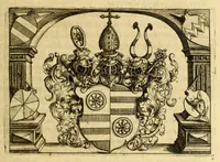 An illustration from Indiae Orientalis pars VI. Veram et historicam descriptionem auriferi regni Guineae, ad Africam pertinentis, quod alias littus de Mina vocant, : continens, qua situs loci, ratio vrbium & domorum, portus item & flumina varia, cum variis incolarum superstitionibus, educatione, forma, commerciis, linguis & moribus, succincta breuitate explicantur & percensentur. (1604)