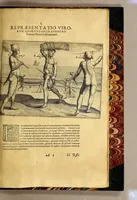 An illustration from Indiae Orientalis pars VI. Veram et historicam descriptionem auriferi regni Guineae, ad Africam pertinentis, quod alias littus de Mina vocant, : continens, qua situs loci, ratio vrbium & domorum, portus item & flumina varia, cum variis incolarum superstitionibus, educatione, forma, commerciis, linguis & moribus, succincta breuitate explicantur & percensentur. (1604)