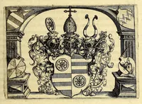 An illustration from Indiae Orientalis pars VI. Veram et historicam descriptionem auriferi regni Guineae, ad Africam pertinentis, quod alias littus de Mina vocant, : continens, qua situs loci, ratio vrbium & domorum, portus item & flumina varia, cum variis incolarum superstitionibus, educatione, forma, commerciis, linguis & moribus, succincta breuitate explicantur & percensentur. (1604)